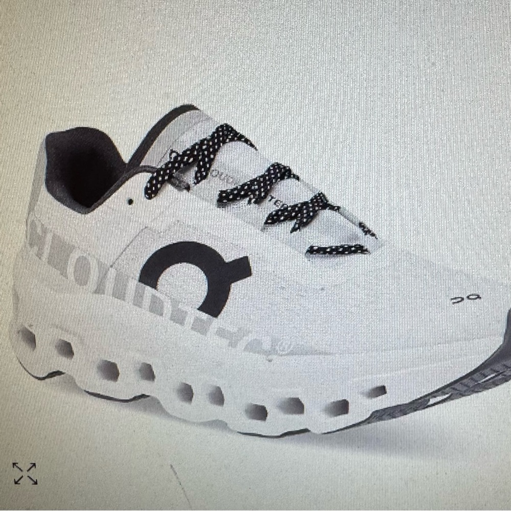 On Cloudmonster Women Running Shoe 
Size 9 1/2 All White New in box